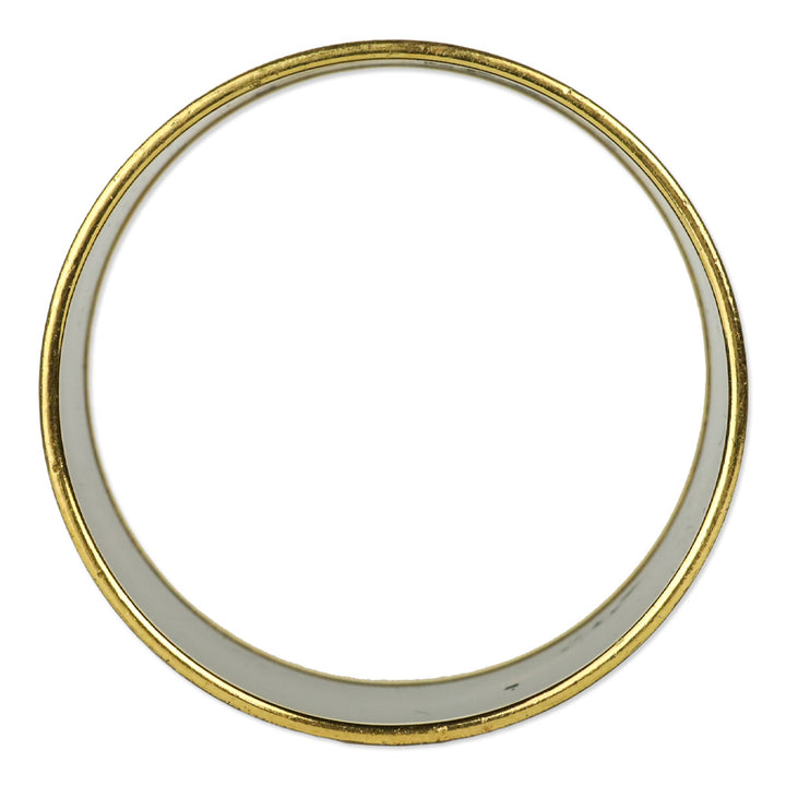 Hermès Blue/Black Brandebourgs Printed Enamel Extra Wide Bangle Bracelet