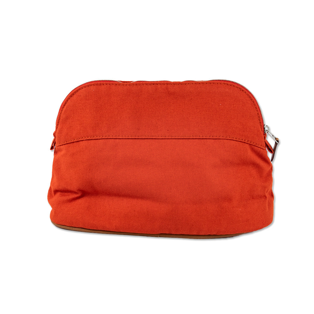 Hermes Orange Toile Bolide Mini Case