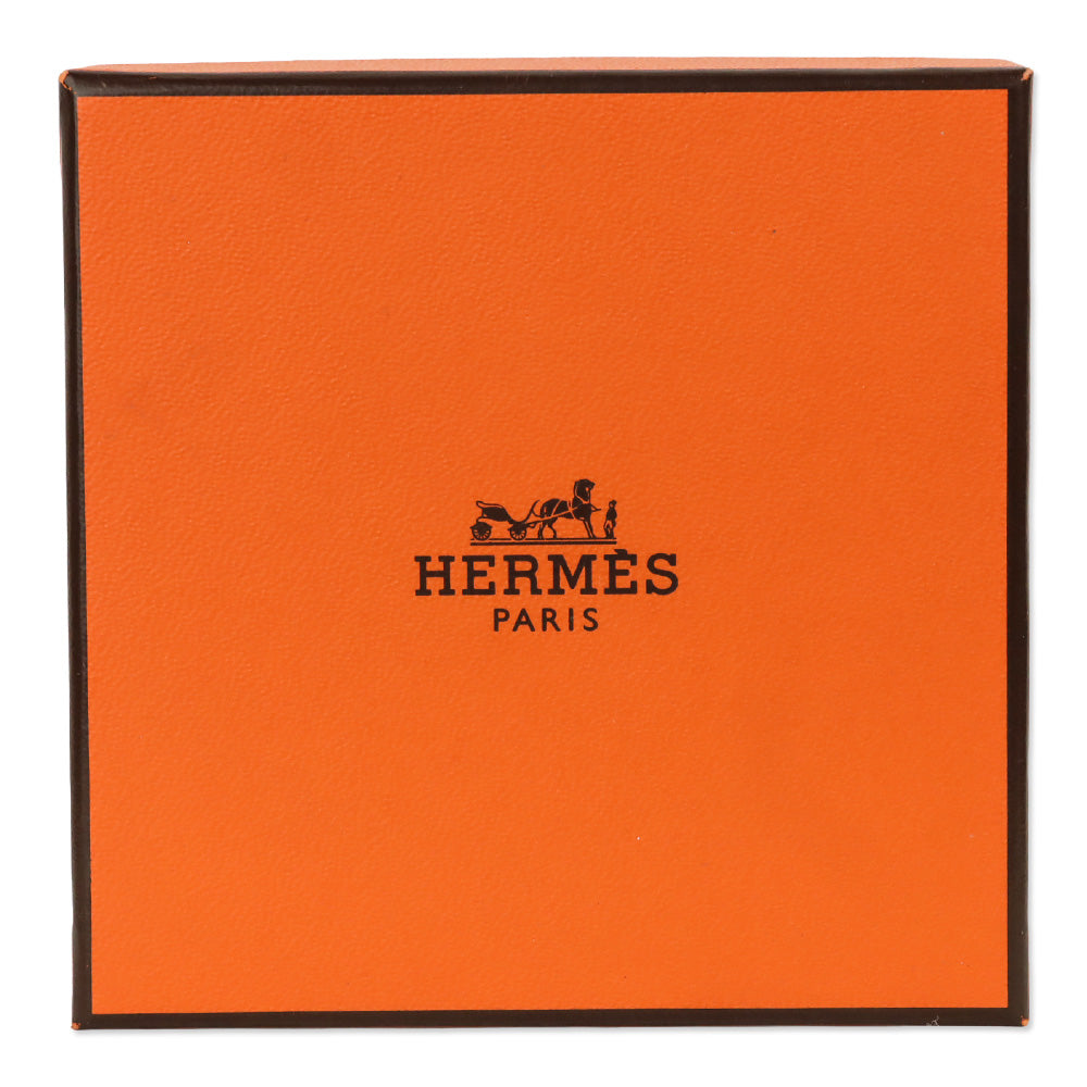 Hermès Brown Leather Jumbo Hook Double Tour Bracelet