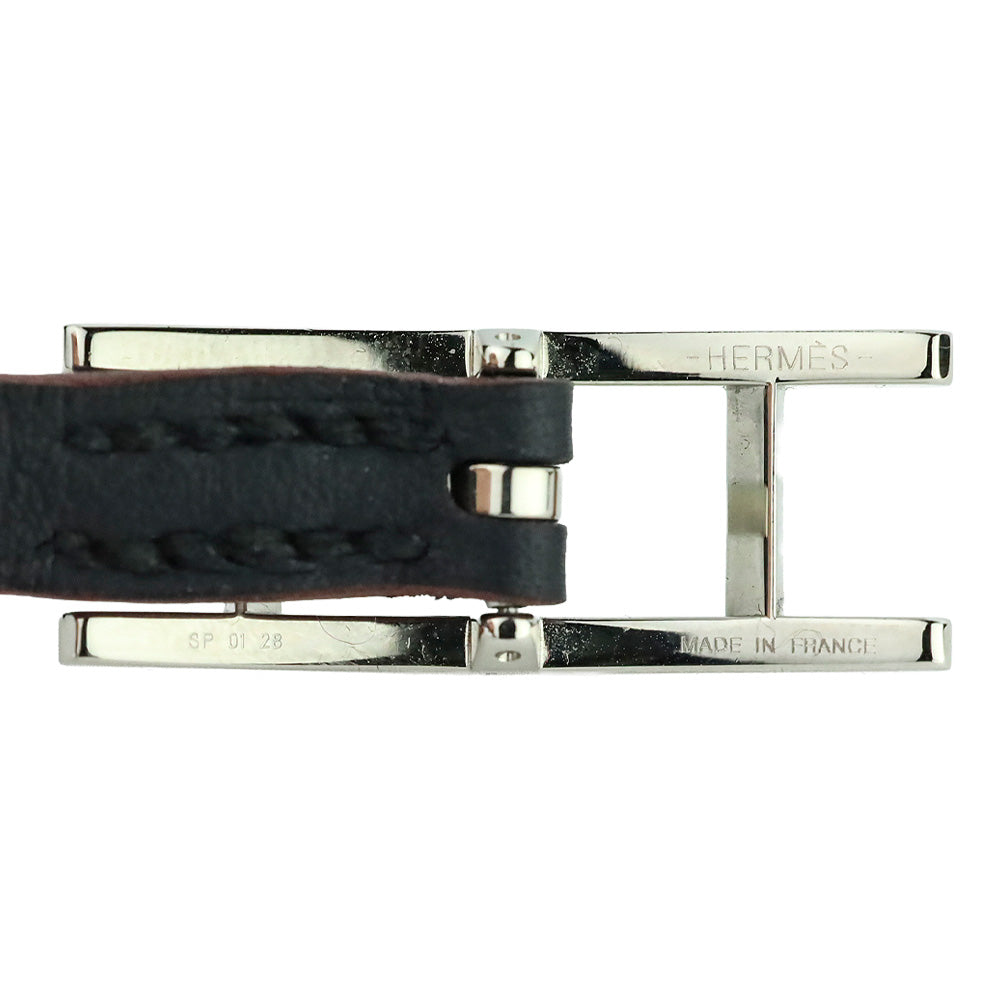 Hermès Cobalt Blue/Black Behapi Double Tour Bracelet