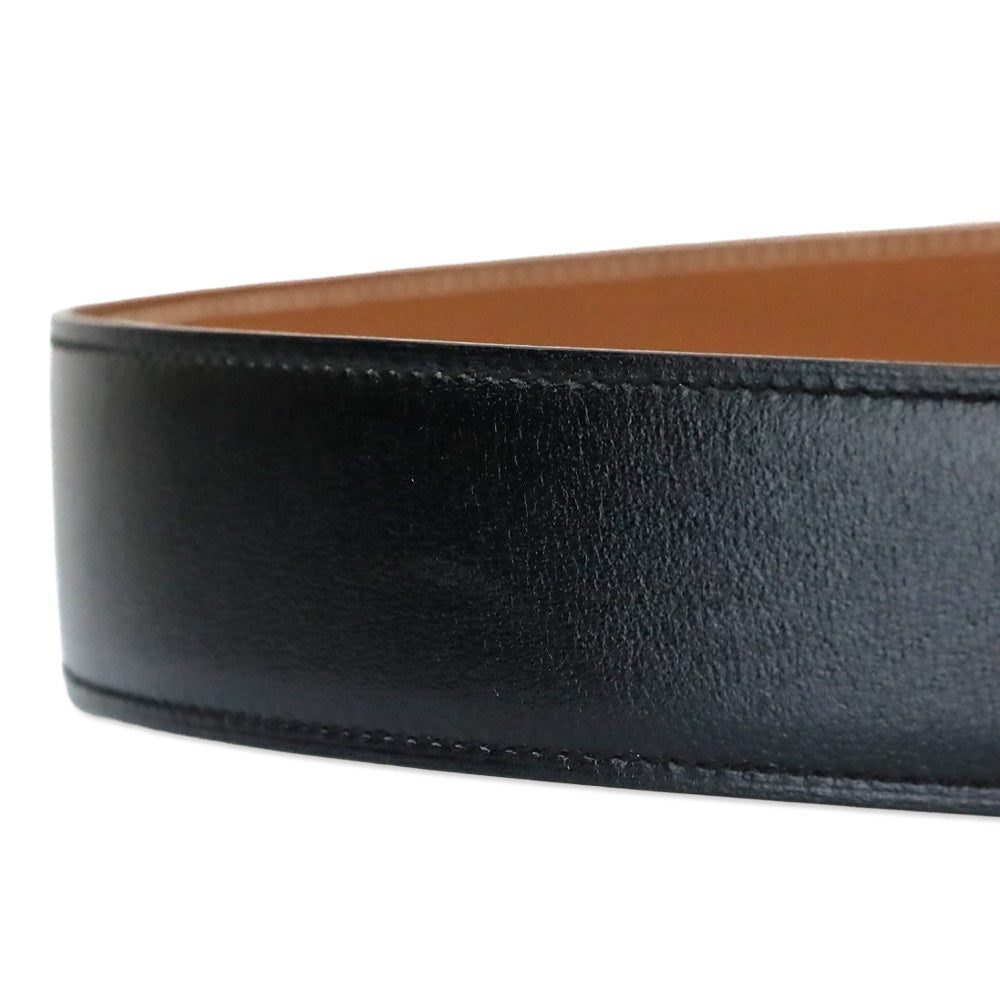Hermès Constance Belt Buckle & Reversible Macassar/Gold Leather Strap