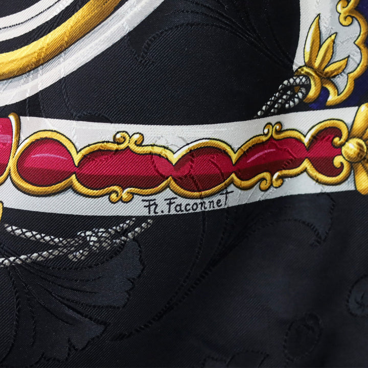 Hermès Daïmyo Princes du Soleil Levant 90cm Silk Scarf