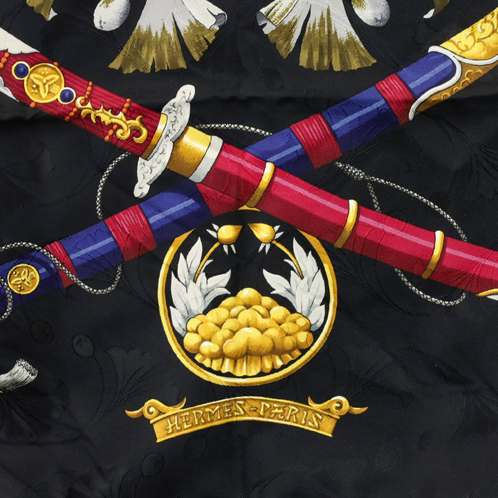 Hermès Daïmyo Princes du Soleil Levant 90cm Silk Scarf