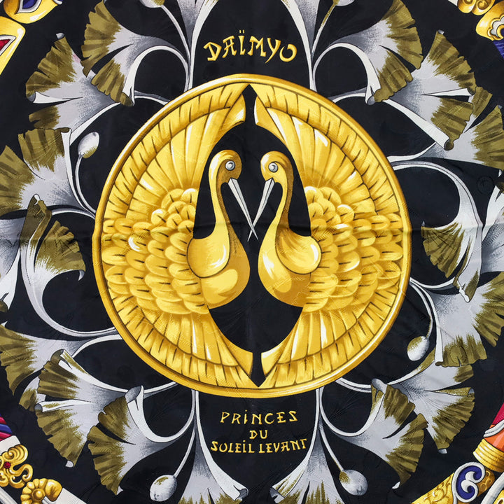 Hermès Daïmyo Princes du Soleil Levant 90cm Silk Scarf