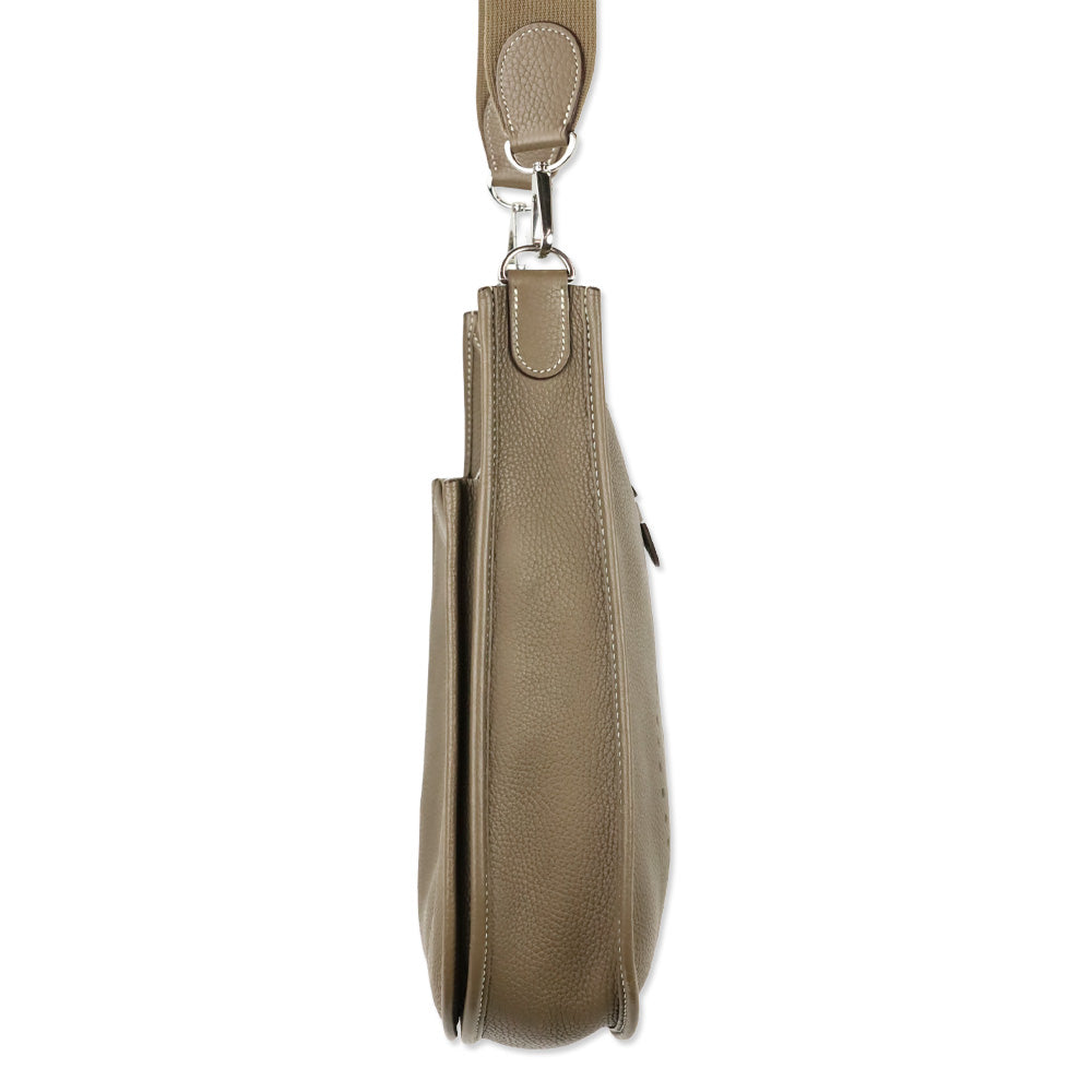 Hermès Étoupe Clemence Evelyne III 29 Palladium Hardware
