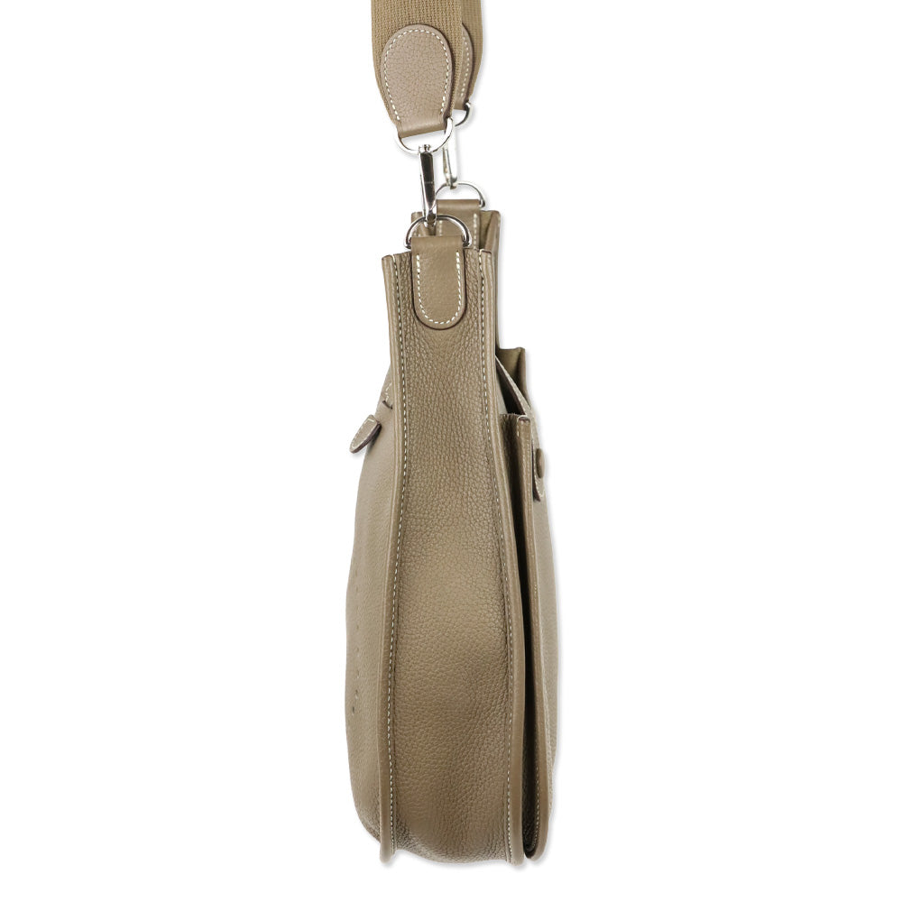 Hermès Étoupe Clemence Evelyne III 29 Palladium Hardware