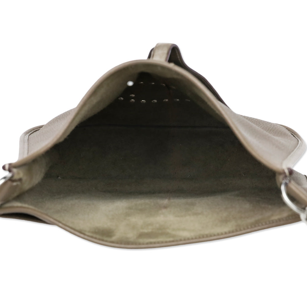 Hermès Étoupe Clemence Evelyne III 29 Palladium Hardware