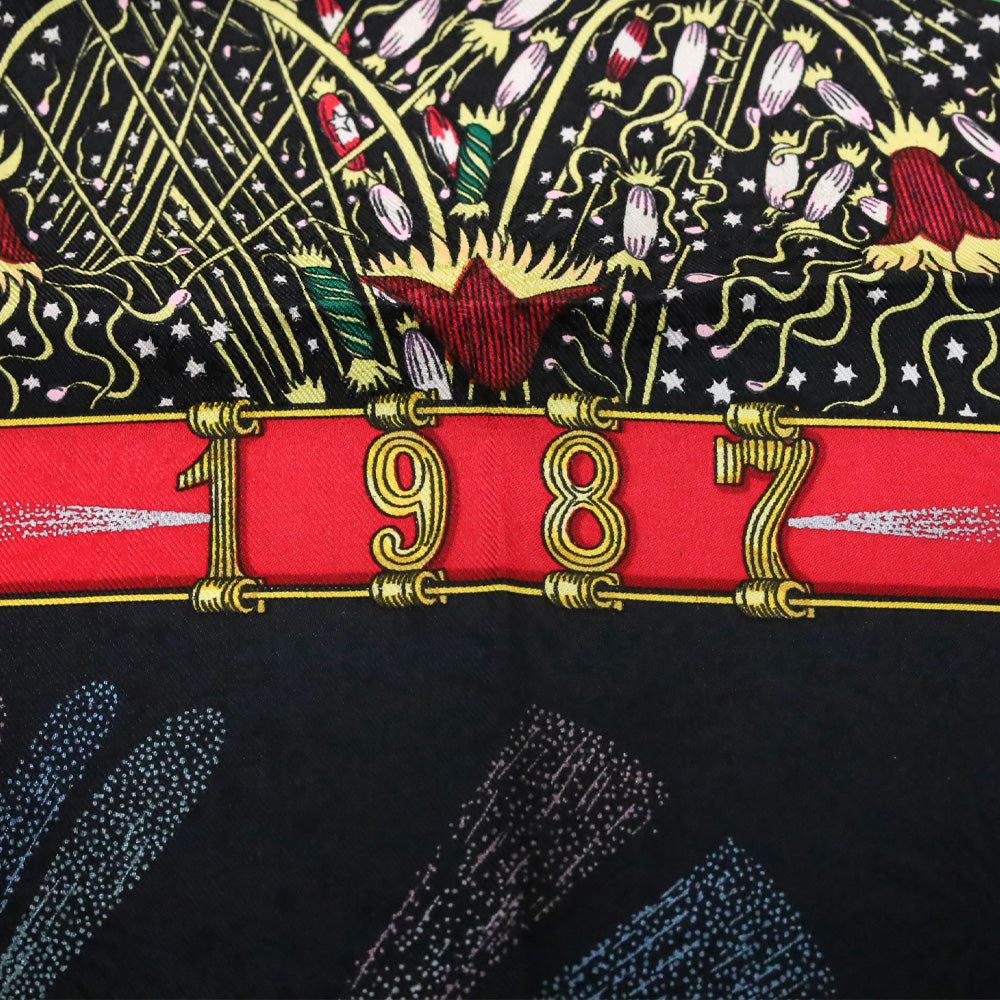 Hermes Feux D'Artifice Silk Scarf | DBLTKE Luxury Consignment Boutique