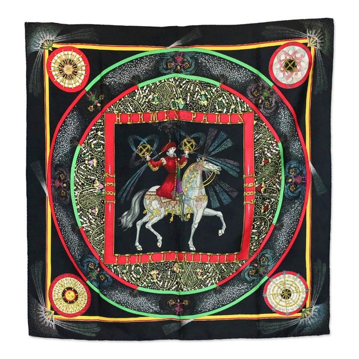 Hermès Feux D'Artifice Silk Scarf