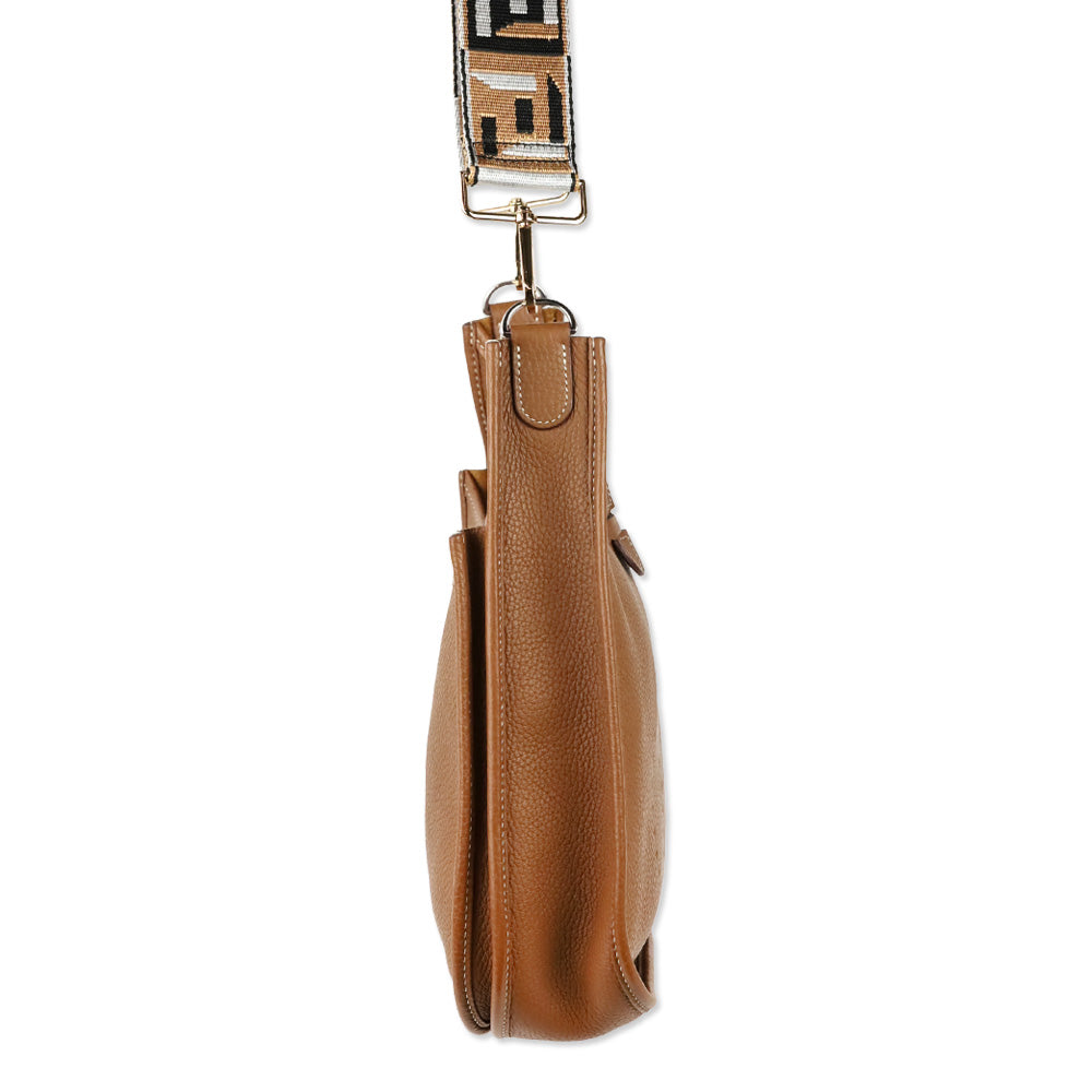 Hermès Gold Clemence Evelyne III 29 Silver Hardware