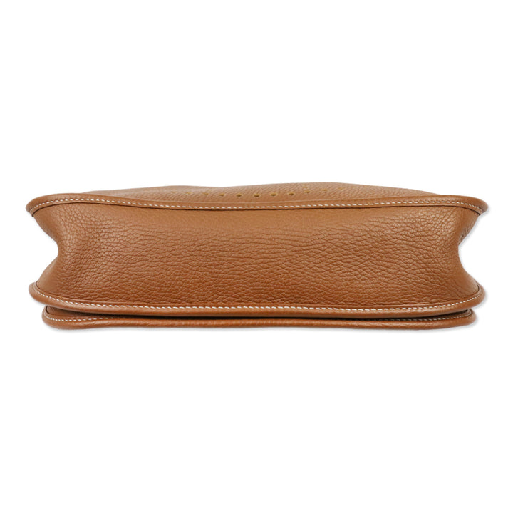 Hermès Gold Clemence Evelyne III 29 Silver Hardware