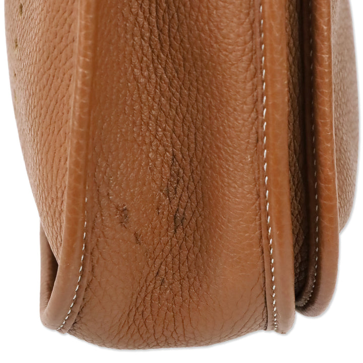 Hermès Gold Clemence Evelyne III 29 Silver Hardware