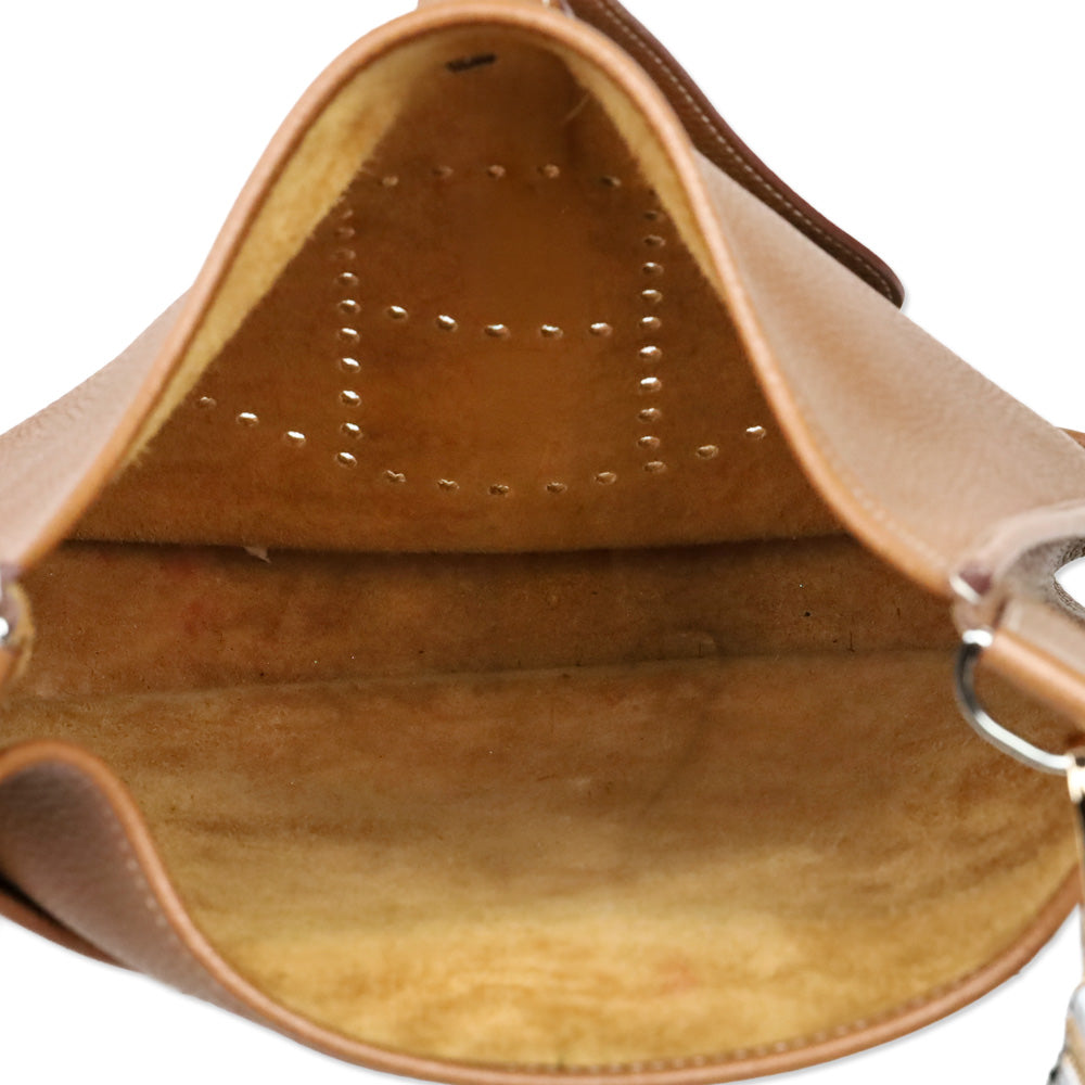 Hermès Gold Clemence Evelyne III 29 Silver Hardware