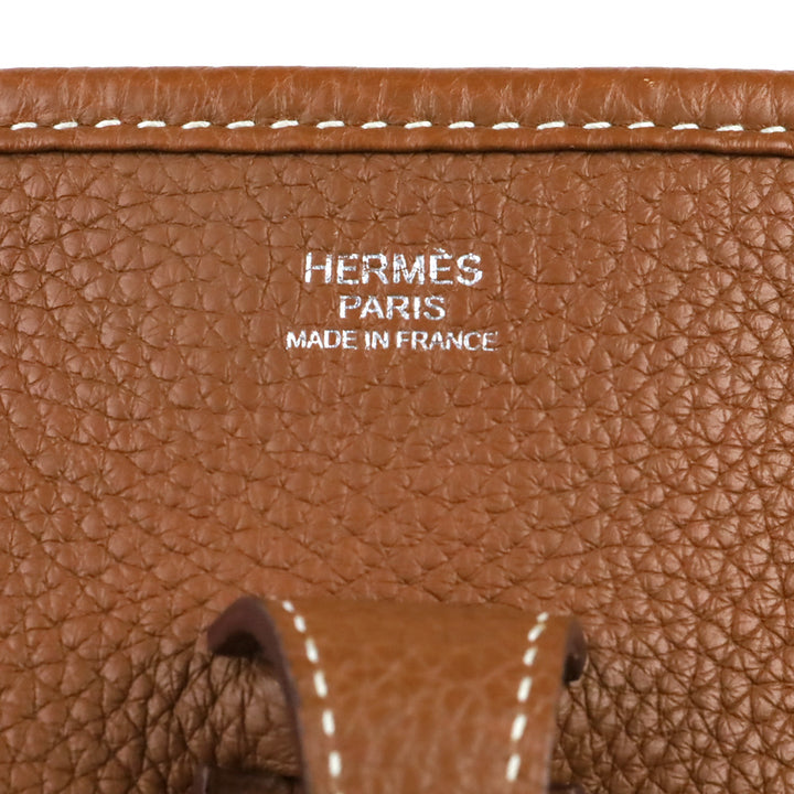 Hermès Gold Clemence Evelyne III 29 Silver Hardware