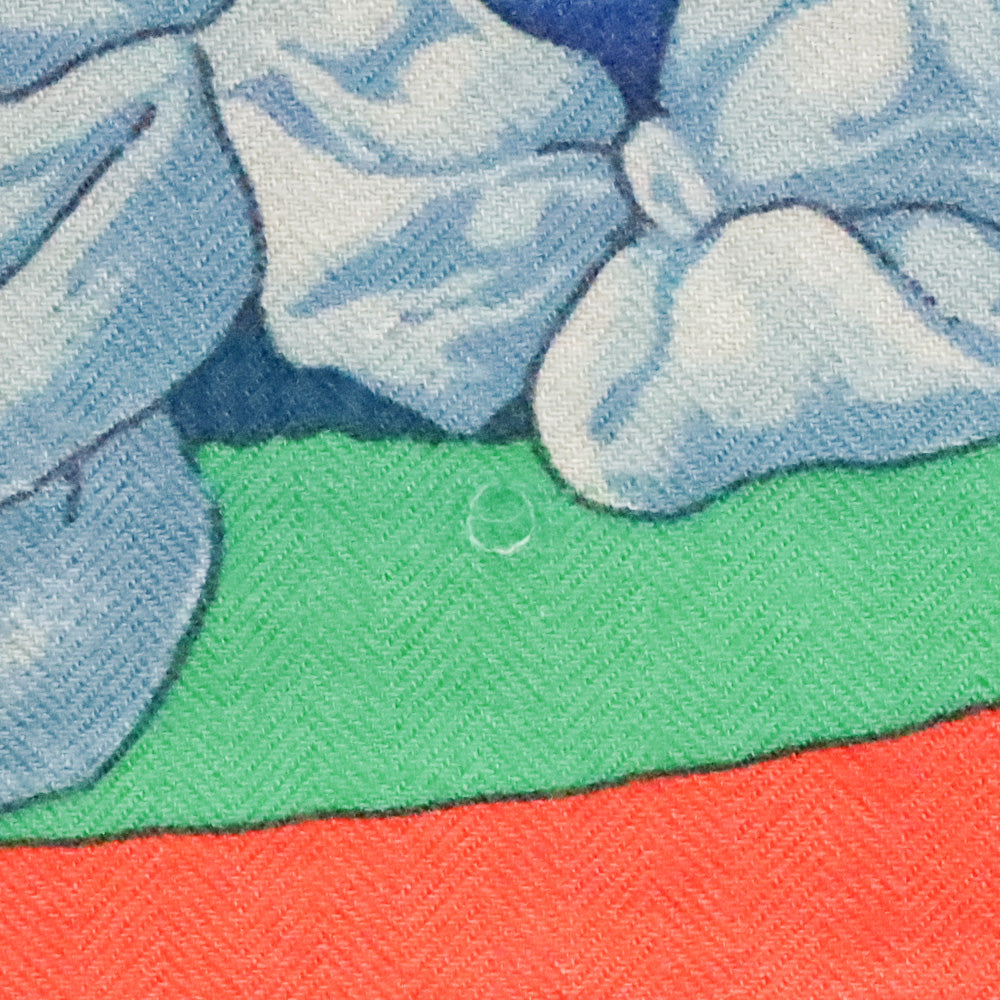 Hermès Green/Pink/Blue Mors à Jouets Chemise Cashmere 140 Shawl