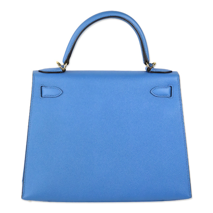 Hermès Kelly 28 Bleu Paradise Epsom Sellier with Gold Hardware