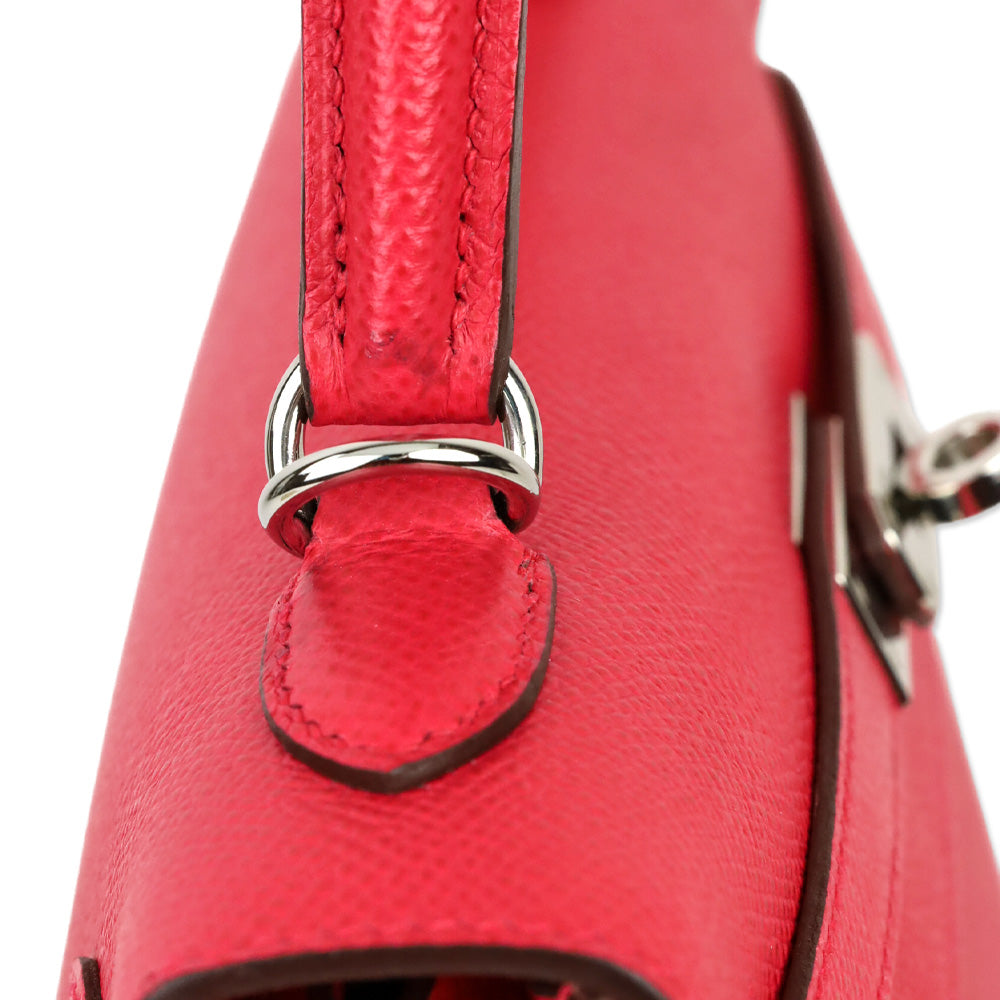 Hermès Rose Extreme Epsom Sellier Kelly 25 with Palladium Hardware