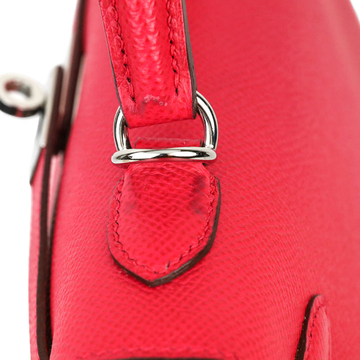 Hermès Rose Extreme Epsom Sellier Kelly 25 with Palladium Hardware
