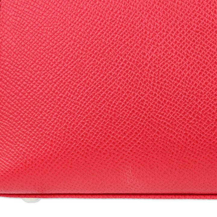 Hermès Rose Extreme Epsom Sellier Kelly 25 with Palladium Hardware