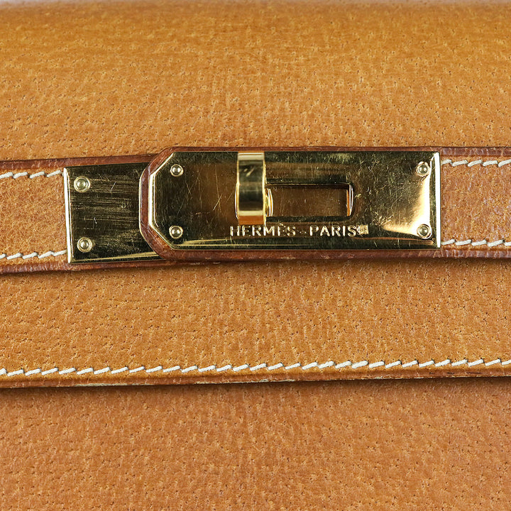 Hermès Kelly Sellier 28 Naturel Sable Peau Porc Gold Hardware