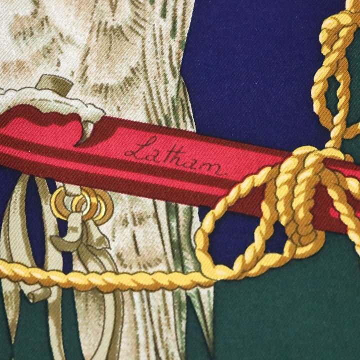 Hermès Les Oiseaux du Roy Silk Carré 90 Scarf