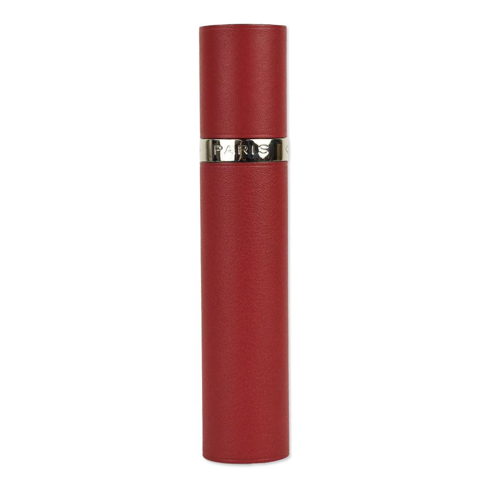 Hermès Red Leather Refillable Perfume Atomizer Case