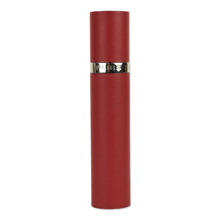 Hermès Red Leather Refillable Perfume Atomizer Case