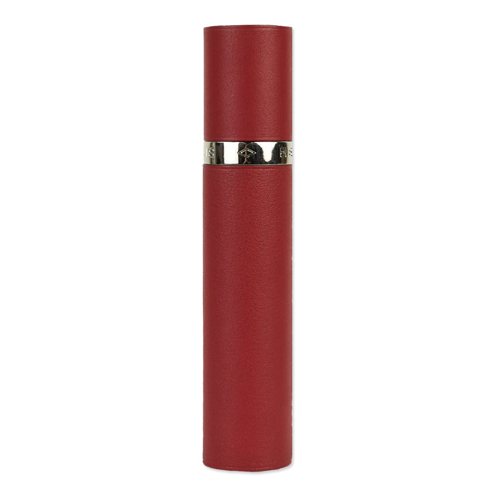 Hermès Red Leather Refillable Perfume Atomizer Case
