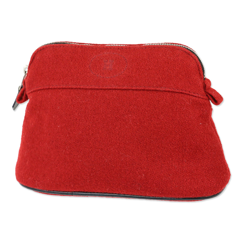 Hermès Red Wool Mini Model Bolide Case