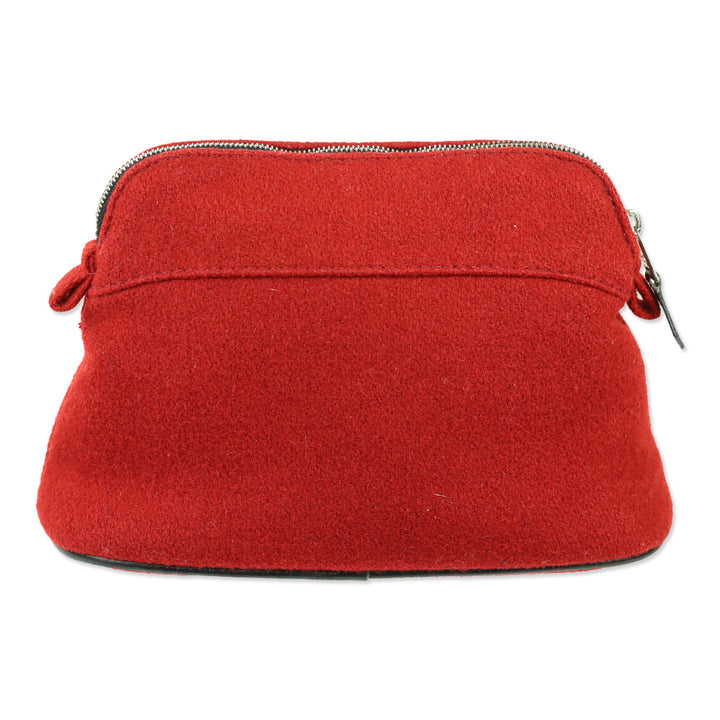 Hermès Red Wool Mini Model Bolide Case