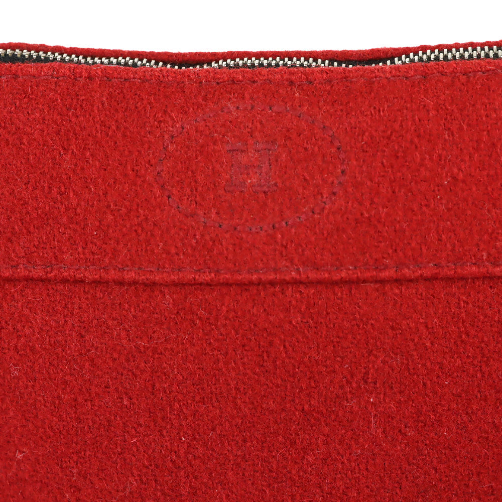 Hermès Red Wool Mini Model Bolide Case