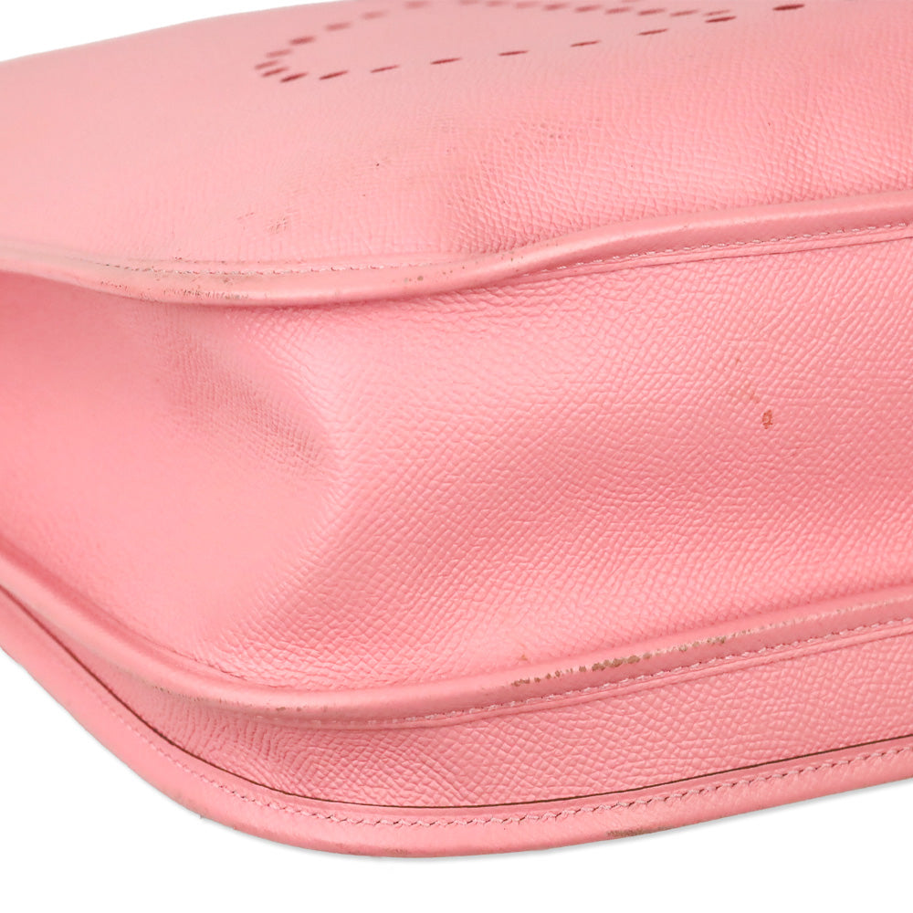 Hermès Rose Confetti Epsom Evelyne III 29