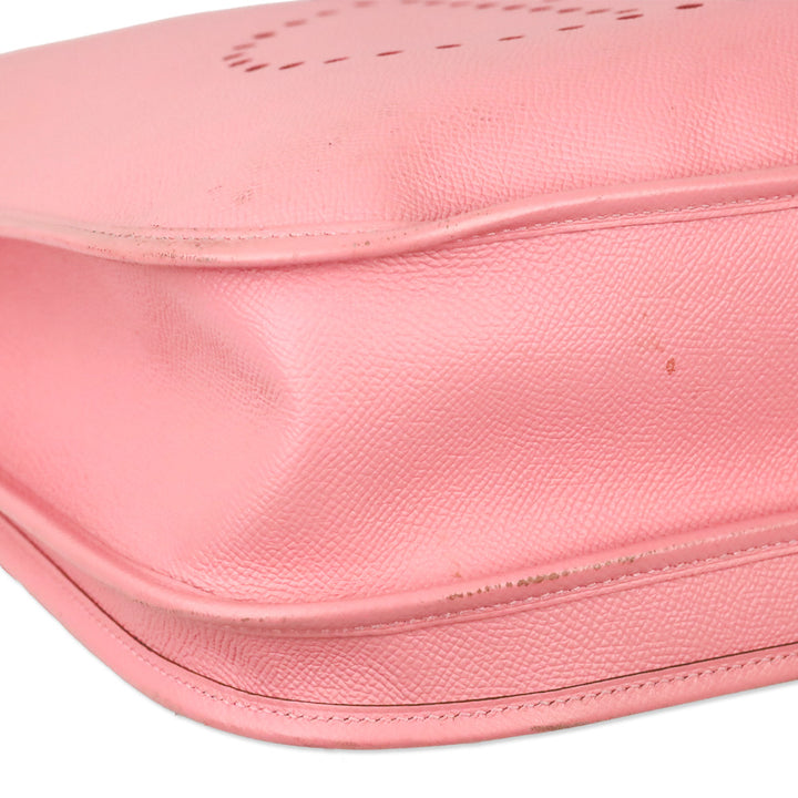 Hermès Rose Confetti Epsom Evelyne III 29