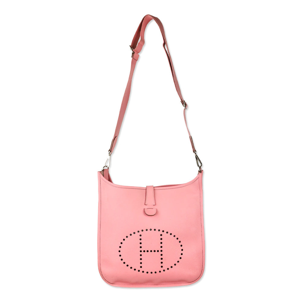 Hermès Rose Confetti Epsom Evelyne III 29