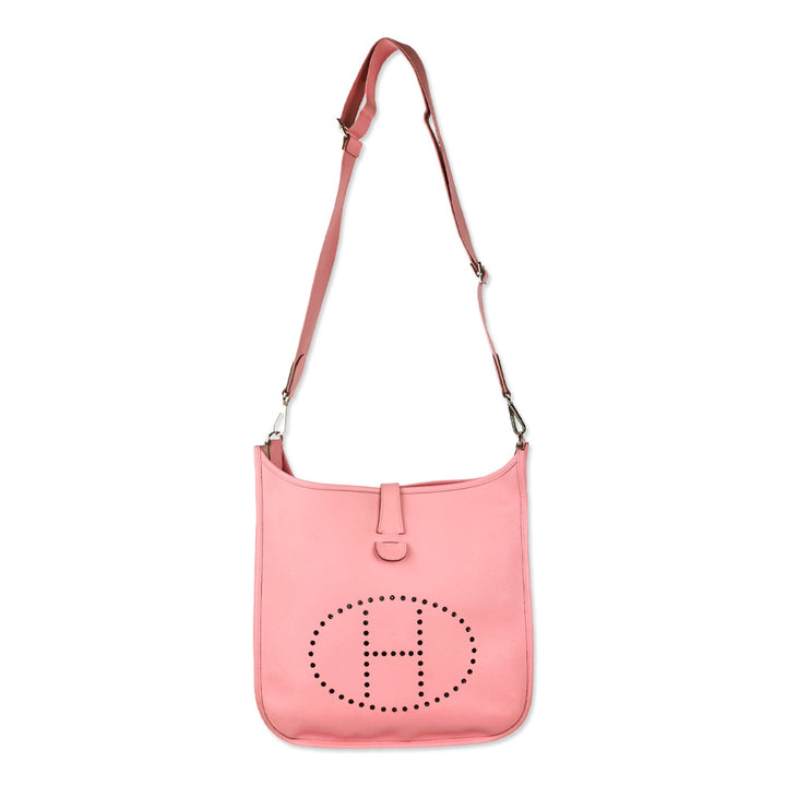 Hermès Rose Confetti Epsom Evelyne III 29