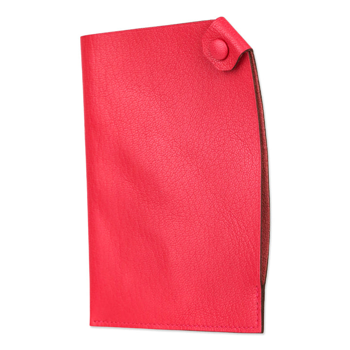 Hermès Rose Extrême Chamkila Tarmac Passport Holder