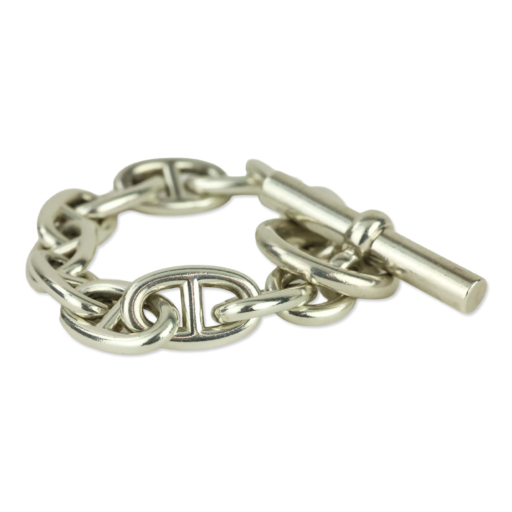 Hermès Silver Chaine d'Ancre Bracelet, Large Mode