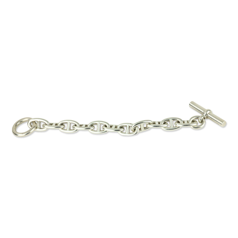 Hermès Silver Chaine d'Ancre Bracelet, Large Mode