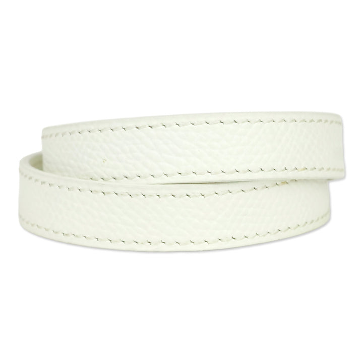 Hermès White Leather Kelly Double Tour Bracelet