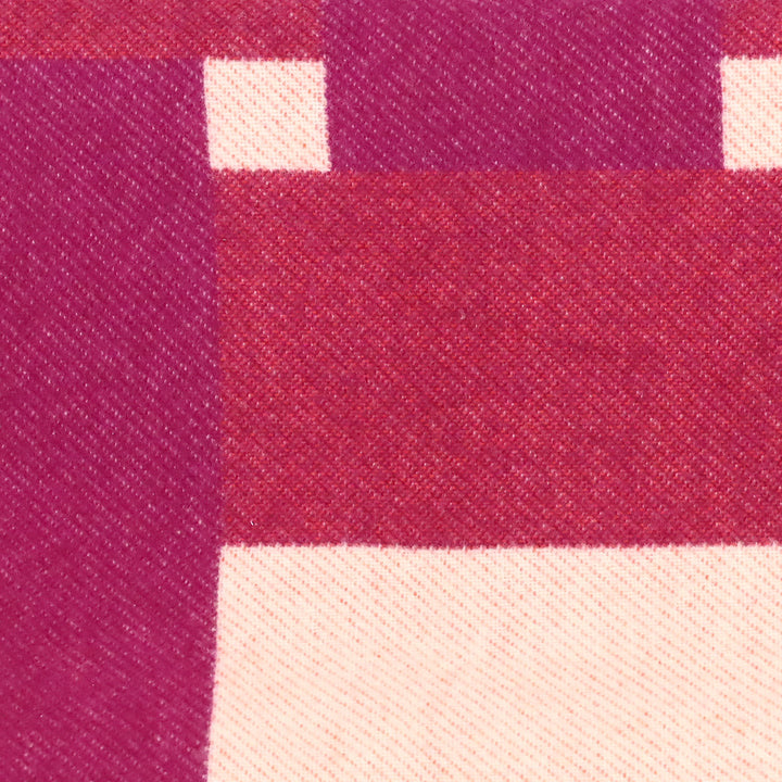 Hermes Orange/Fuschia H Tissage Blanket