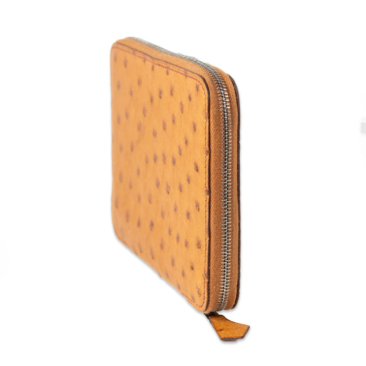 Hermes Ostrich Leather Index Notepad