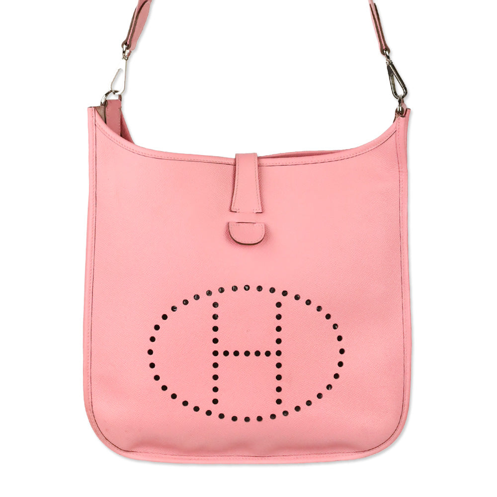 Hermès Rose Confetti Epsom Evelyne III 29