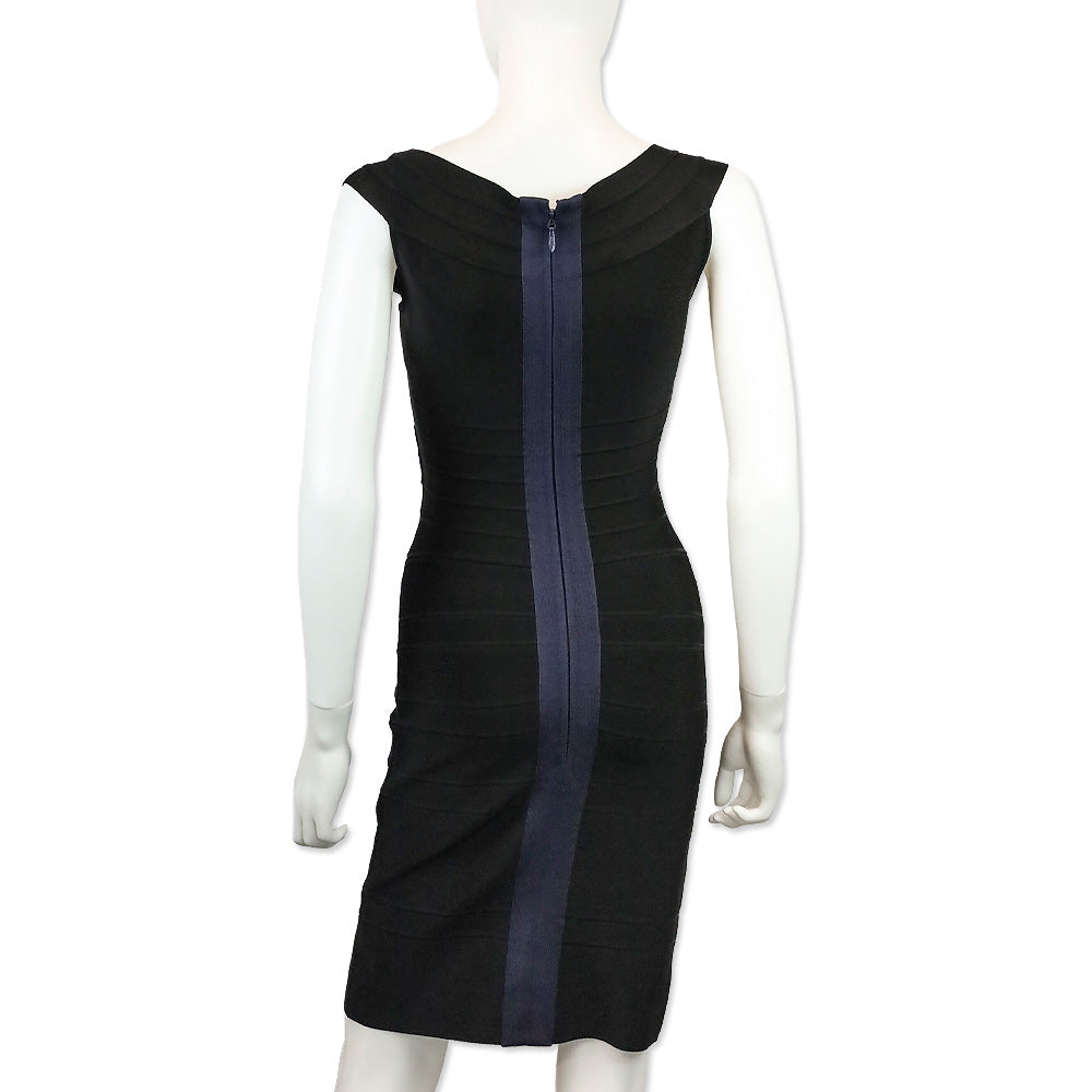 Hervé Léger Black Bandage Dress