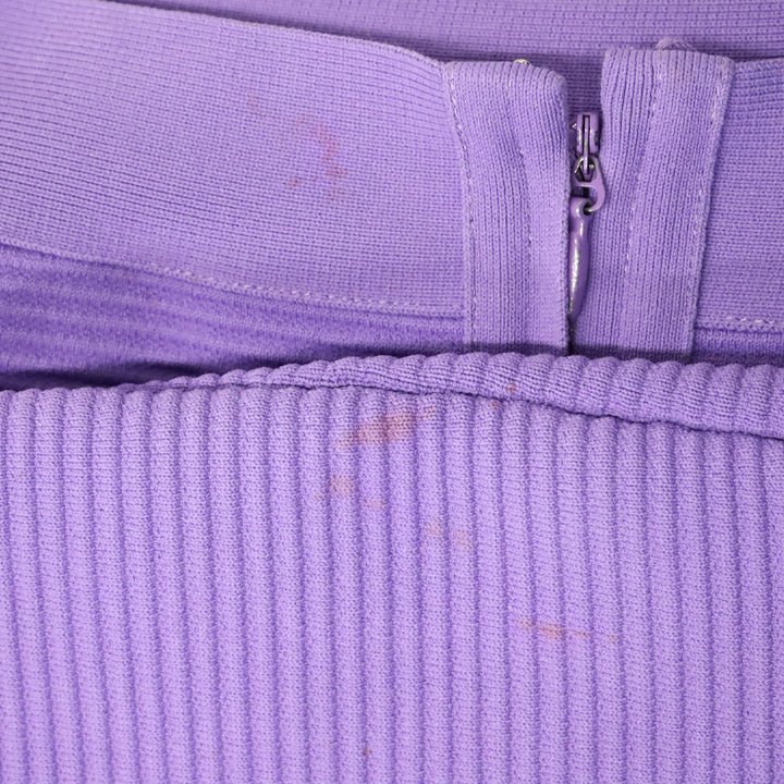 Hervé Leger Purple Orchid Ottoman Bandage Mini Skirt