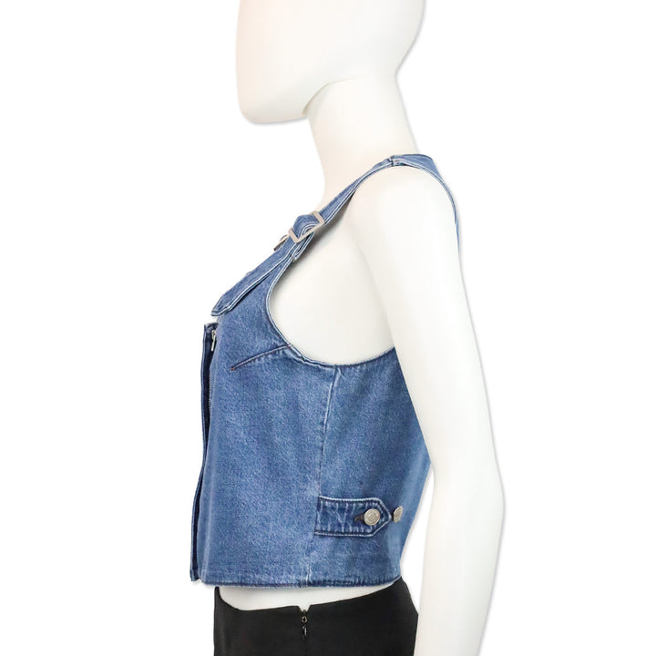 Hudson Elm Denim Buckle Vest