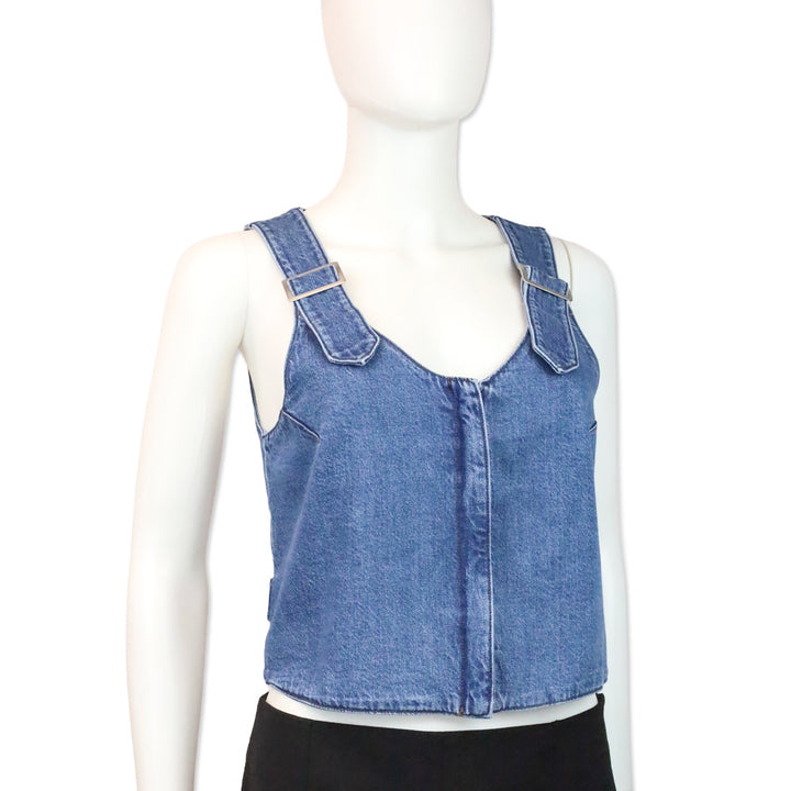 Hudson Elm Denim Buckle Vest