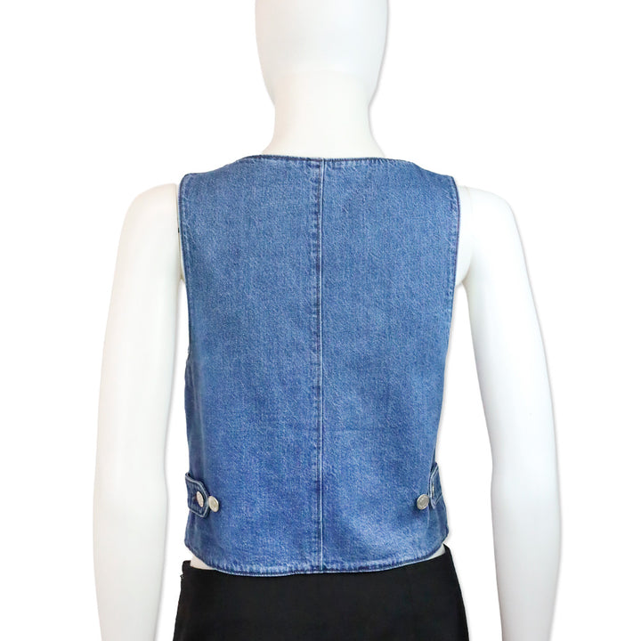 Hudson Elm Denim Buckle Vest