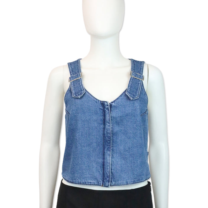 Hudson Elm Denim Buckle Vest