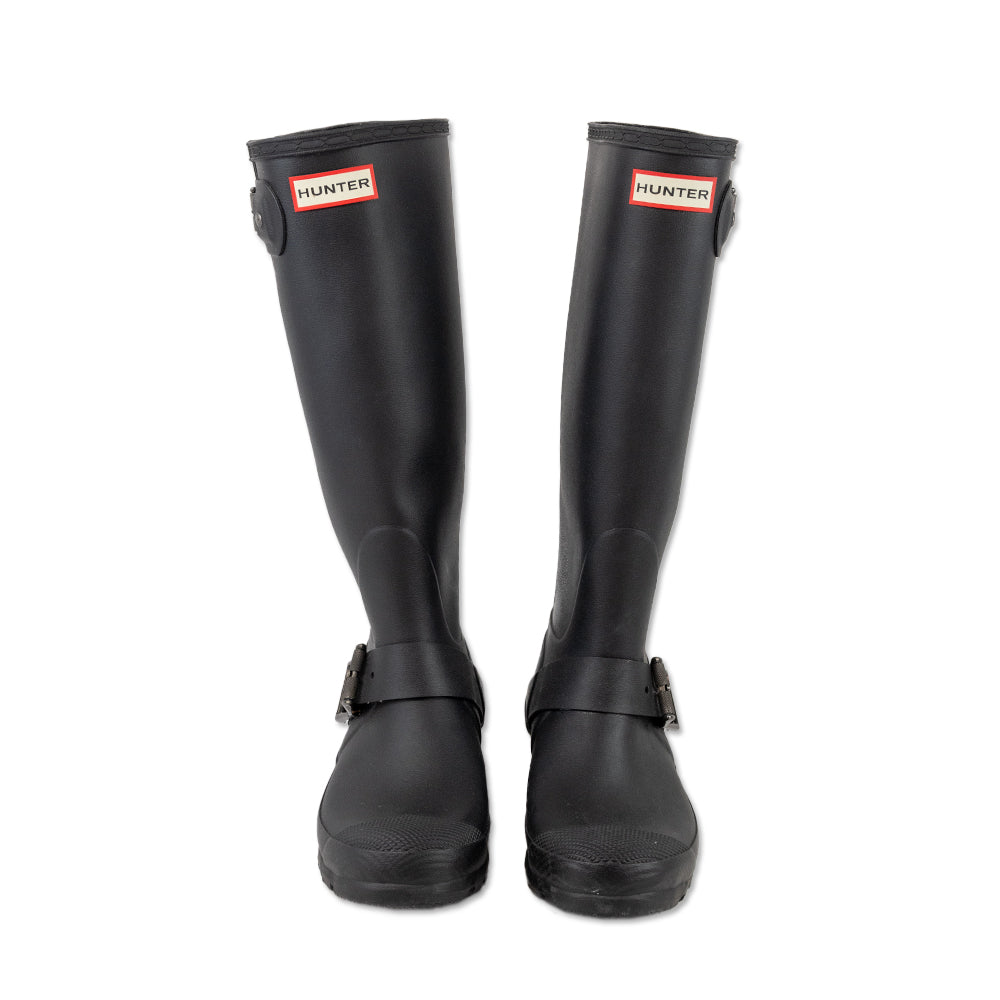 Hunter Black Rubber Rain Boots