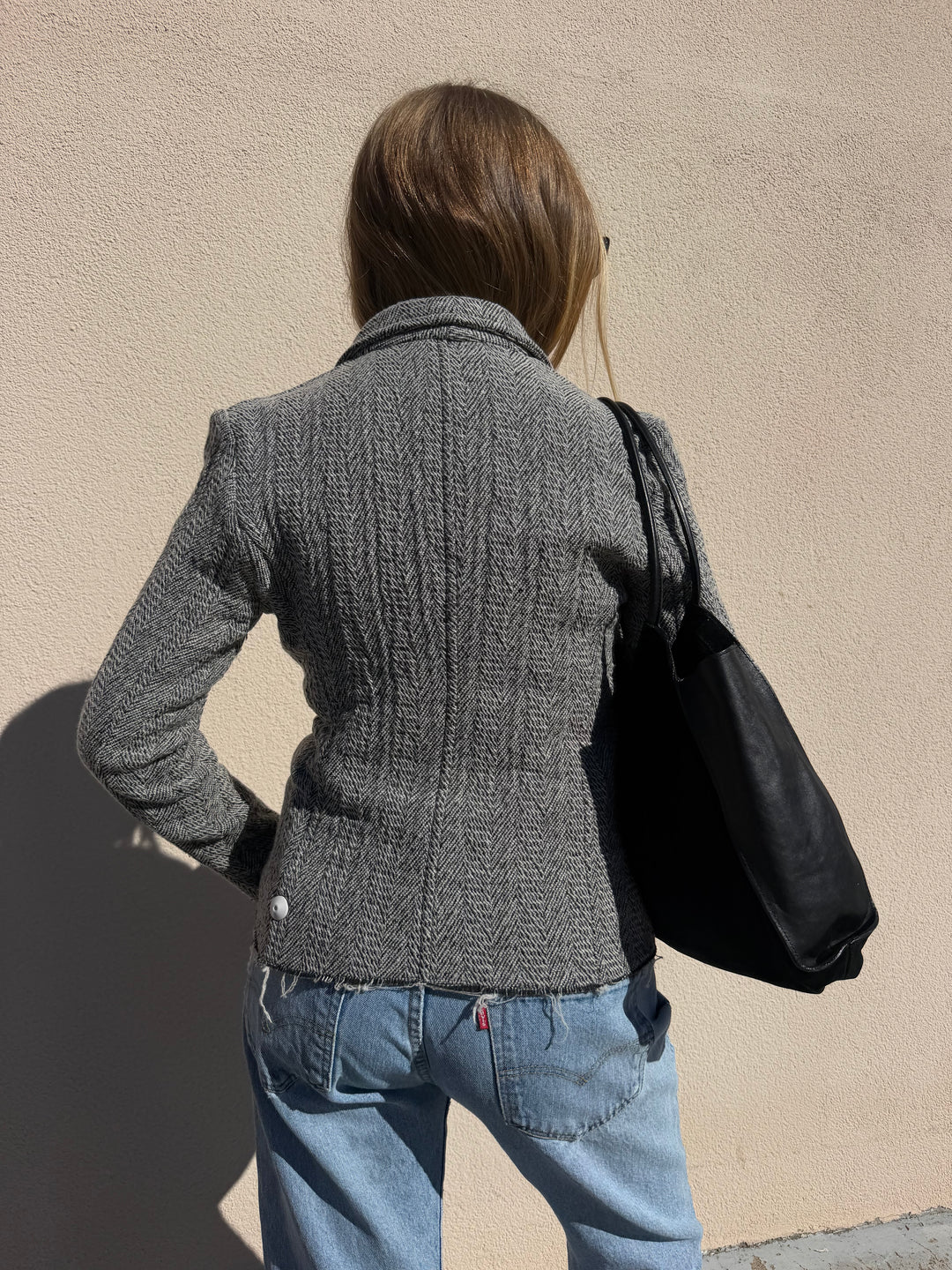 Isabel Marant Herringbone Single-Button Blazer